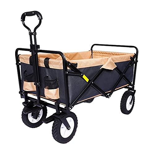 Camping Handcart, Terrain Trolley, Foldable Garden Utility Cart