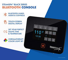 SteamSpa BKT2100-A Black Series WiFi and Bluetooth 21kW QuickStart Steam Bath Generator Package