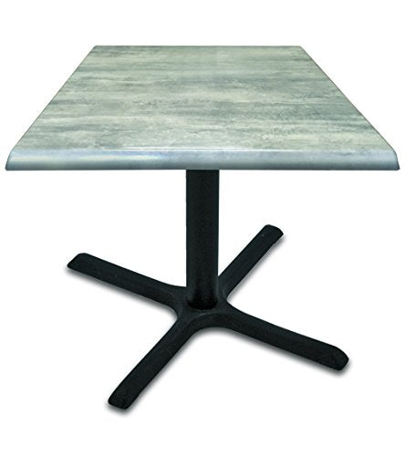 Holland Outdoor OD211 30" Tall Indoor/Outdoor All-Season Pub Table with 36" Square Top, Greystone
