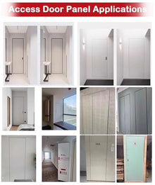 LZMZMQ 24 30 36 48 60 80 Inch Tall Access Wall Panel for Drywall, Paintable Access Hatch for Plasterboard Walls, Fire Inspection Door Plumbing Maintenance Panel Kit, Recessed(36inx56in/914mmx1422mm)