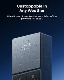 Anker SOLIX Smart Inlet Box, Manual Whole-Home Backup with Smart Daily Savings for E10, Reduce Up to 80% Bills, NEMA 3R Weatherproof, Plug & Play, Storm Guard Mode