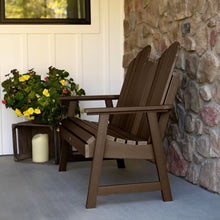 Highwood Hamilton 4ft Dining Height Adirondack Bench Weathered Acorn