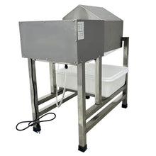 LGXEnzhuo 110V 32L Electric Vacuum Pump Meat Vegetable Tumbler Marinator Stainless Steel Silver