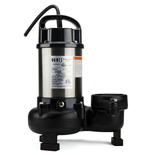Aquascape Tsurumi 12PN Submersible Pump for Ponds, Skimmer Filters, and Pondless Waterfalls, 10,000 GPH | 30391