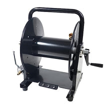 Canpump Sewer Jetting 200 ft Hose Reel w/Shutoff Ball Valve + Nozzle Holders, Manual Winding
