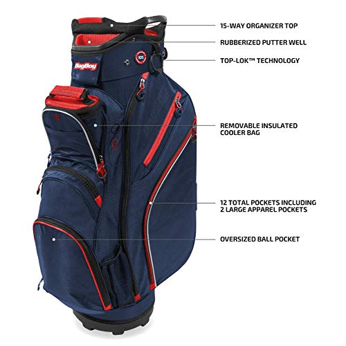 Bag Boy Chiller Cart Bag Navy/Red/White
