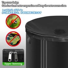 GPDJHRTI Rainwater Barrels, Tear-Resistant, Wear-Resistant, Large Water Storage Capacity(Green,750L)