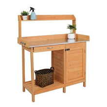 Potting Bench, Potting Table Tool Chests & Cabinets Garden Workbench 112 x 46 x 125 cm L x W x H Work Station Table