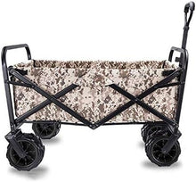 Shopping Cart Folding Garden Trolley Cart Heavy Duty Wagon Multi-Function Shopping Cart for Outdoor Camping Beach Supermarket Handcart