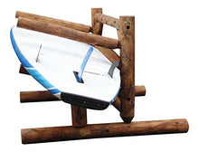 Log Kayak Rack 2 Place 1 Sided SUP Storage Rack Canyon Brown