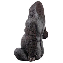 Design Toscano NE9009 Black-back Western Lowland Gorilla Giant Ape Statue Full Color