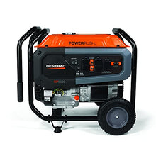 Generac 7690 GP6500 6,500-Watt Gas-Powered Portable Generator - Powerrush Advanced Technology - Reliable Power for Emergencies and Recreation - 49-State Compliant