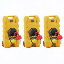 Heavy-Duty 15 Gallon Portable Gas Can - Fuel Caddy With Manual Siphon Pump