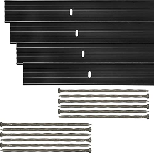 Dreamscape E-Z Edge Aluminum Landscape 72' Edging Kit, 12 Strips, 6' Each