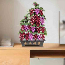 YXIANG56Q Fake Plants Artificial Green Plant Jade Grape Bonsai Ornament for Home Office Bonsai Tree