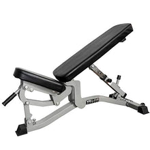 Valor Fitness Adjustable Weight Bench for Flat/Incline Bench Press with Wheels Black