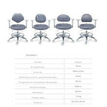 TEPTOARCH Microfiber Leather Doctor's Chair with Armrests White