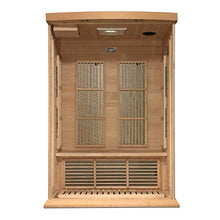 DYNAMIC SAUNAS Maxxus MX-K206-01 Elite 2-Person Near Zero EMF FAR Infrared Sauna Natural Wood Finish
