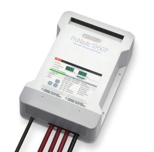 ProMariner Pro Nautic 1250 12V 50 Amp 3 Bank Charger White