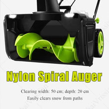 Battery Snow Blower 40v 20in Clearing Width for Snow 2batteries