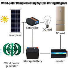 AISINILALAO 20000W 12V 24V 48V Portable Vertical Wind Turbine Generator, Wind Power Turbine Generator Kit with Charge Controller,24v
