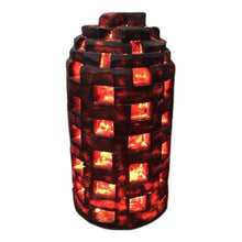Guernsey Woollens Indoor Fireplace Simulated Charcoal Living Room Home Holiday Decoration Props Red Festive Decoration Electronic Charcoal 3D Fireplace