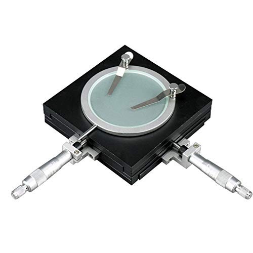 AmScope GT200 Precise Gliding Table Manual Stage for Microscopes 0.01mm Accuracy