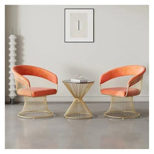 OUTIFUOSSR Cream Swivel Lounge Chair Minimalist Living Room Balcony Reception Light Luxury Furniture(1)
