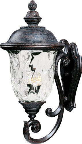 Maxim Carriage House VX Three Light Outdoor Wall Mount Vivex Coastal Oriental Bronze