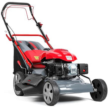 20-Inch Self-Propelled Lawn Mower, 173cc Gas Engine Lawnmower, Push Lawnmower with 60L Grass Tank for Yard Patio Lawn Landscaping Red