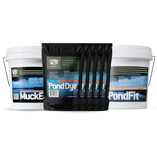 Bjornsen Natural Pond Treatment Pack Blue, One Acre, Complete Pond Care
