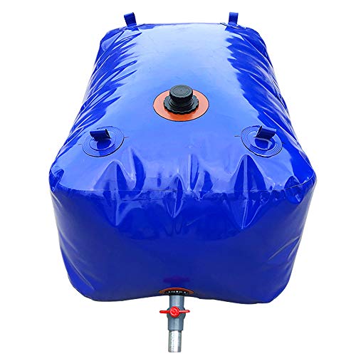 CUTPOIY Foldable Water Storage Tank Portable Rain Barrel, Durable PVC Water Storage Container Water Tank Water Bag, Large Outdoor Gardening Water Storage Bag with Faucet, Emergen, 1000L(264gal)