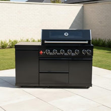 Chery Industrial 63-Inch 6-Burner 85000 BTU Outdoor Kitchen Island Grill