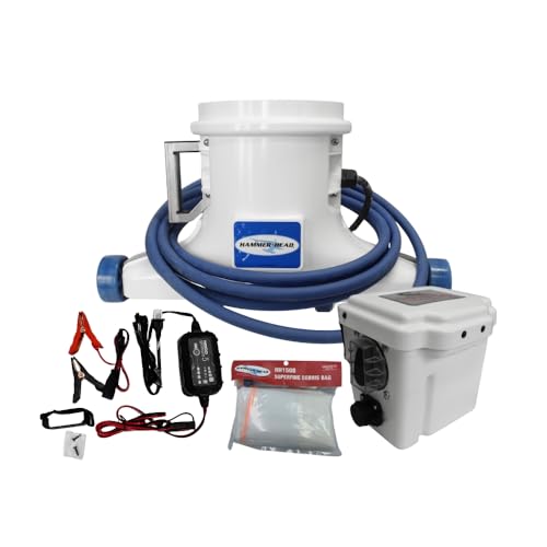 Hammerhead Remora XR1600 Portable Pool Vacuum | Cordless Commercial Pool Cleaner with 21" Head, 25ft Float Cable, Wearable LiFePO4 Battery Pack, and G5 Charger – Made in USA