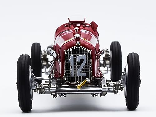 CMC M-226 Tipo B (P3) Red Cutoff Model 1/18 Diecast Car Limited Edition with Display Case