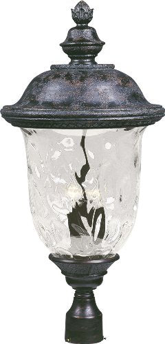 Maxim Lighting Maxim 3-Light Light Fixture | Oriental Bronze Finish | Transitional Indoor Light Fixture | Dimmable Wet Rated | Home Decor Light Fixture | Maxim Collection | 40421WGOB