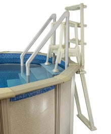 Cloud Grey w/Tranquil Blue and Flip-Up Ladder for Aqua Select