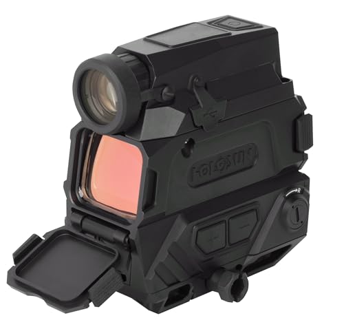 HOLOSUN DRS-NV Digital Rifle Sight with Night Vision, Red Dot Sight, 2 MOA Dot & 65 MOA Circle Reticle Black