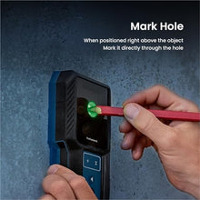 Professional Wall Stud Finder Multifunction Digital Scanner for Live Wires Cable PVC Metal Wood Finding(D-tect 120)