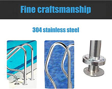 Sturdy Pool Safety Handrails Pool Handrails 31.5" X 31.5" Pool Handrail Inground Swimming Pool Hand Rail Ladder Step Handrail 304 Stainless Steel Perfect Handle Pool Stair Rail