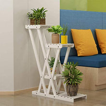 Home Flower Stand, Flower Pot Stand, Simple Garden Vertical Space Saving Flower Stand (Colour: White-Patch Five-Pointed Star4) (White Patch Five)