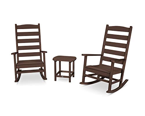 POLYWOOD® Shaker Rocking Chair Set, Mahogany