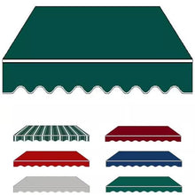 GJMDCMA Premium 14x10ft Green Waterproof Polyester Patio Umbrella Replacement Canopy Fabric – Sunshade Cover for Outdoor Market Restaurant Cafe Window and Door Use