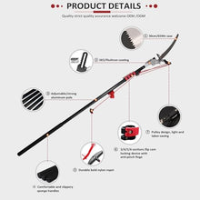 12FT-24FT Extendable Tree Pruner,Branches Trimmer Set Garden Tools,with Sharp Saw Blades and Scissor,Tree Pole Pruner Cutting for Palms and Shrubs(3.6M (12FT))