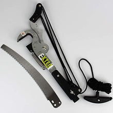 7.2M/24FT Telescopic Pole Saws, Professional Telescopic Tree Pruner Pole Height Extendable Pruning Saw Gardening Landscaping Branch Saw Loppers Trimmer Tools
