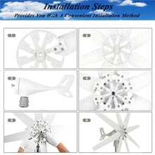 16000W/20000W Wind Turbine Generator Kit with 8 Blades 2.0m/s Start-up