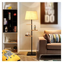 Vertical Lamps Floor Lamp with Remote, with Shelves, Standing with 3 Color Temperature Tall for Bedroom Living Room