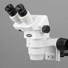 AmScope Professional Binocular Stereo Zoom Microscope with Fiber-Optic Ring Light Clear