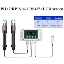 SKESTORE PH Sensor Industrial Water Quality Turbidity Tester, ORP Electrode EC Transmitter PH Meter(PH ORP RS485 OLED)