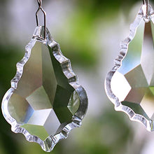 38mm/50mm/63mm/76mm Clear Maple Leaf Crystal Prism Suncatchers Chandelier Parts Glass Lighting Hanging Pendants,76mm 40pcs